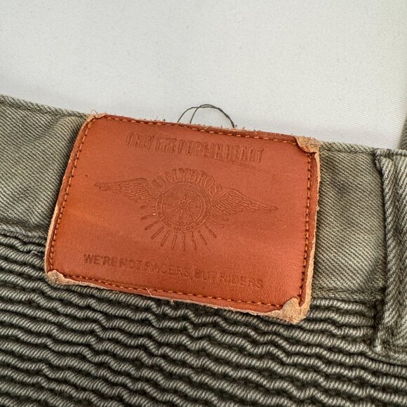 UglyBros Motorcycle Reinforced Riding Pants – Army Green Size 30 - Picture 4 of 8